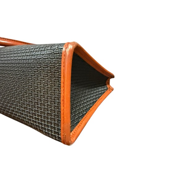 Bally Vintage East/West “B” Embossed Canvas Satchel – Made in Italy - Picture 7 of 13